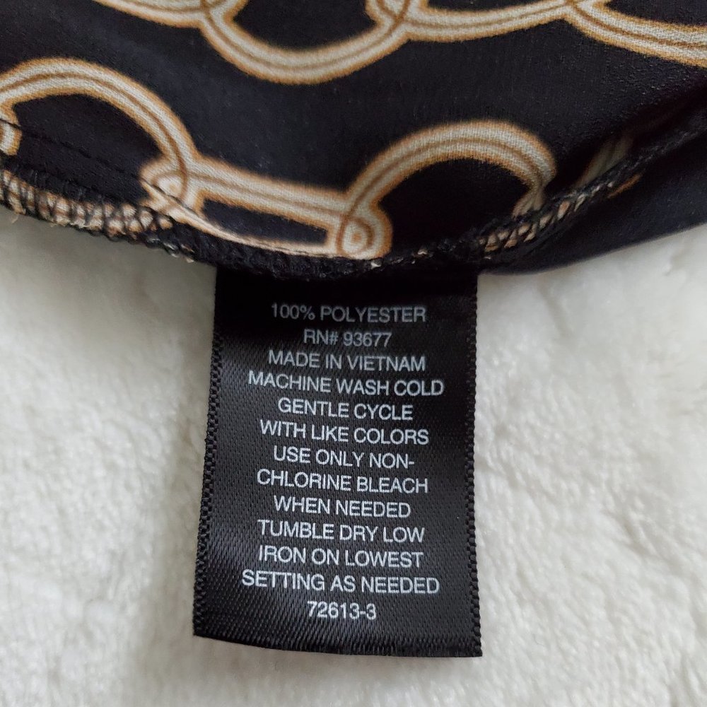 WORTHINGTON PRINT SLEEVELESS DRESS - Picture 4 of 5